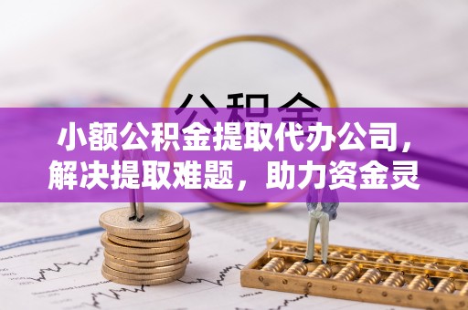 南湖小额公积金提取代办公司，解决提取难题，助力资金灵活使用
