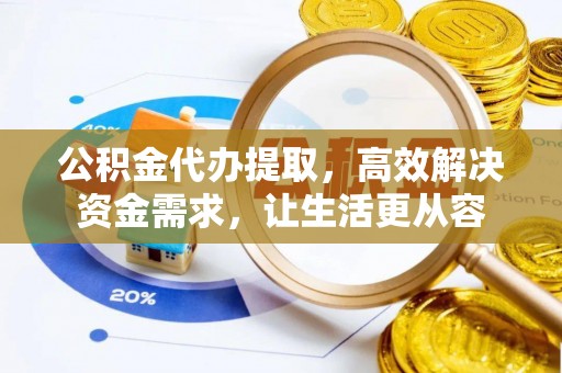 南湖公积金代办提取，高效解决资金需求，让生活更从容