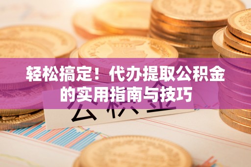 南湖轻松搞定！代办提取公积金的实用指南与技巧