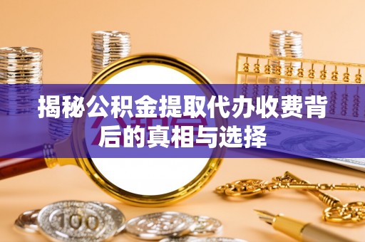 南湖揭秘公积金提取代办收费背后的真相与选择