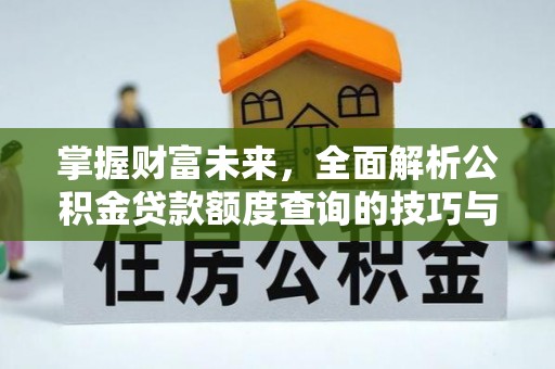 南湖掌握财富未来，全面解析公积金贷款额度查询的技巧与策略