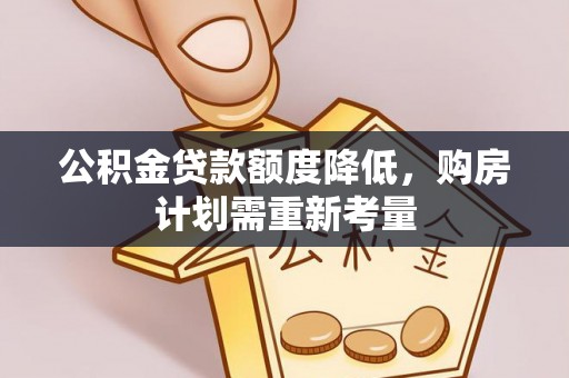 南湖公积金贷款额度降低，购房计划需重新考量