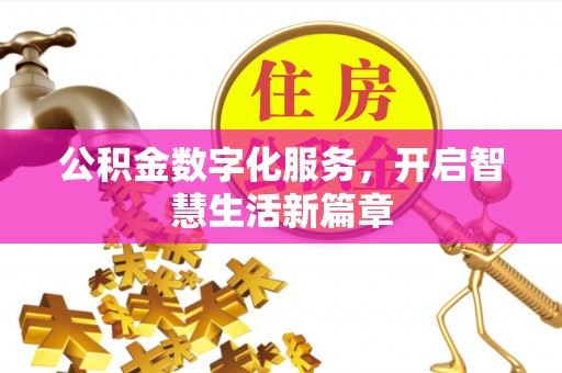 南湖公积金数字化服务，开启智慧生活新篇章