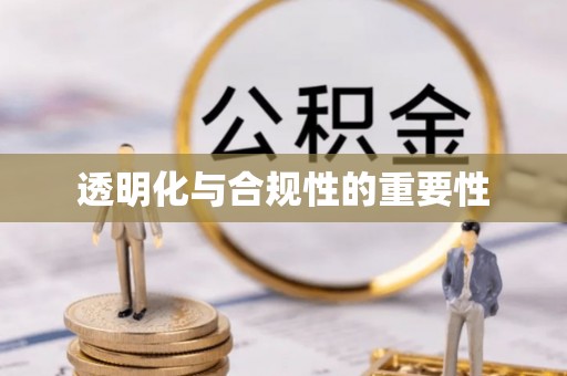南湖透明化与合规性的重要性