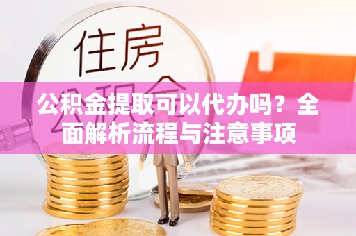 南湖公积金提取可以代办吗？全面解析流程与注意事项