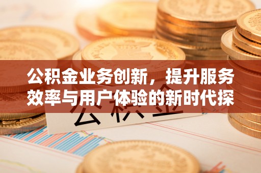 南湖公积金业务创新，提升服务效率与用户体验的新时代探索