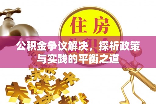 南湖公积金争议解决，探析政策与实践的平衡之道