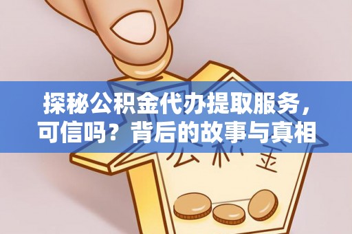 南湖探秘公积金代办提取服务，可信吗？背后的故事与真相