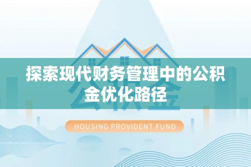 南湖探索现代财务管理中的公积金优化路径