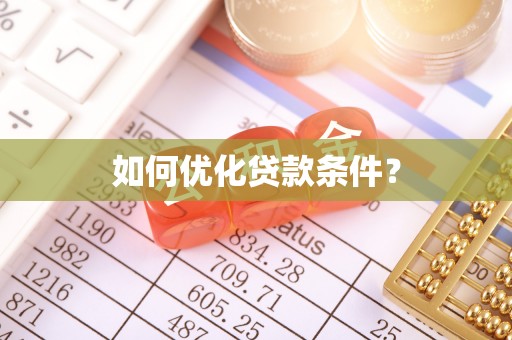 南湖如何优化贷款条件？
