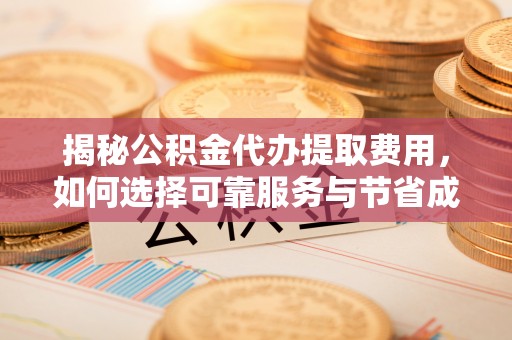 南湖揭秘公积金代办提取费用，如何选择可靠服务与节省成本