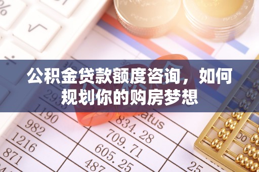 南湖公积金贷款额度咨询，如何规划你的购房梦想