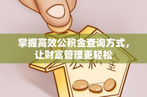 南湖掌握高效公积金查询方式，让财富管理更轻松