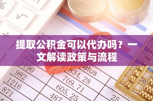 南湖提取公积金可以代办吗？一文解读政策与流程