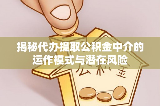 南湖揭秘代办提取公积金中介的运作模式与潜在风险
