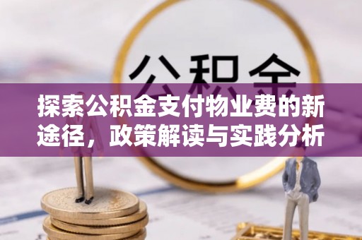 南湖探索公积金支付物业费的新途径，政策解读与实践分析