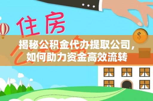 南湖揭秘公积金代办提取公司，如何助力资金高效流转