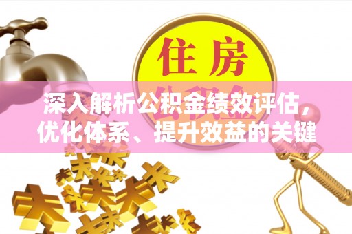 南湖深入解析公积金绩效评估，优化体系、提升效益的关键路径