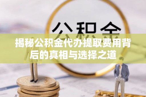 南湖揭秘公积金代办提取费用背后的真相与选择之道