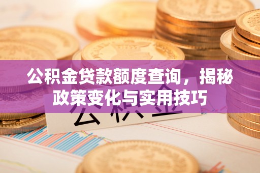 南湖公积金贷款额度查询，揭秘政策变化与实用技巧