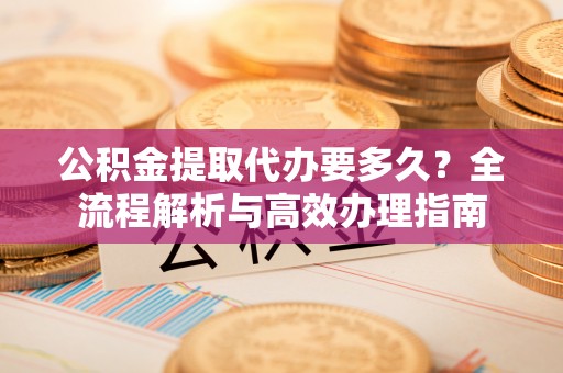 南湖公积金提取代办要多久？全流程解析与高效办理指南