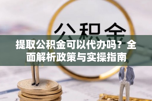 南湖提取公积金可以代办吗？全面解析政策与实操指南
