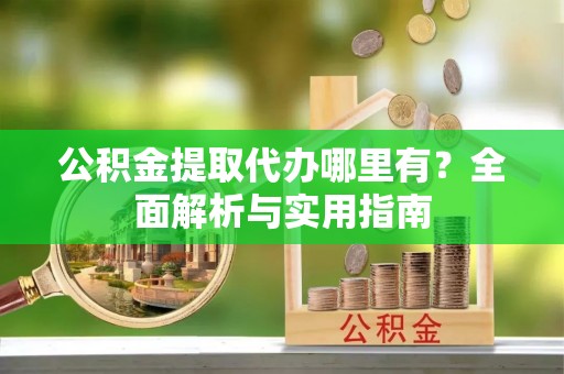 南湖公积金提取代办哪里有？全面解析与实用指南
