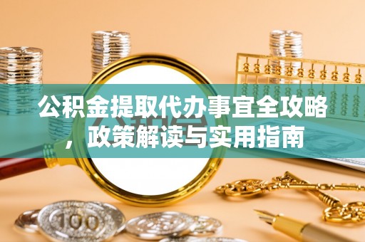 南湖公积金提取代办事宜全攻略，政策解读与实用指南