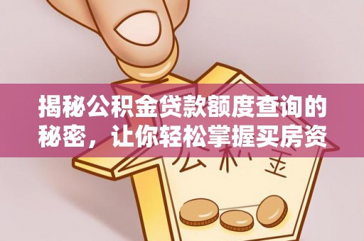南湖揭秘公积金贷款额度查询的秘密，让你轻松掌握买房资金规划