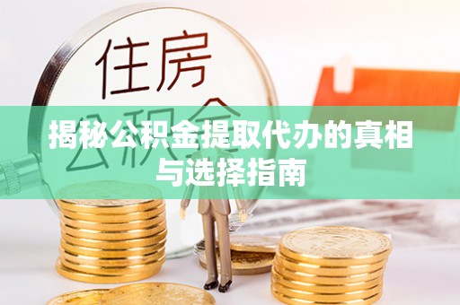 南湖揭秘公积金提取代办的真相与选择指南