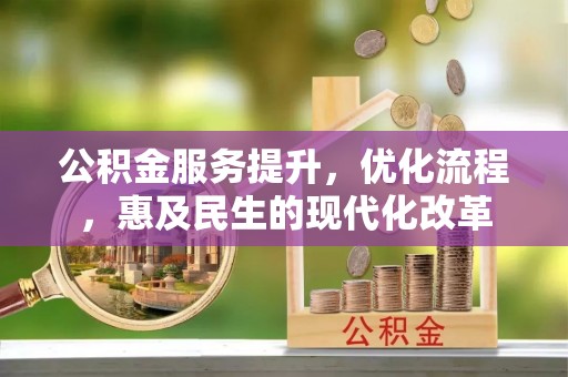 南湖公积金服务提升，优化流程，惠及民生的现代化改革