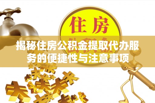 南湖揭秘住房公积金提取代办服务的便捷性与注意事项
