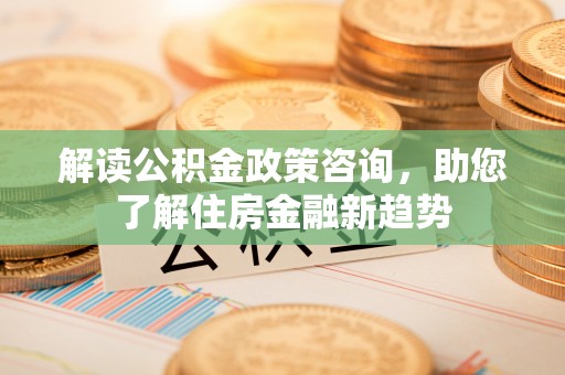 南湖解读公积金政策咨询，助您了解住房金融新趋势