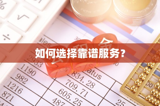 南湖如何选择靠谱服务？