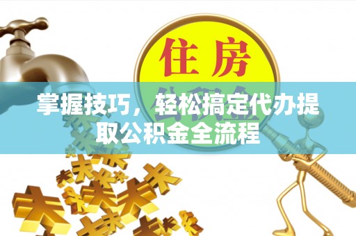 南湖掌握技巧，轻松搞定代办提取公积金全流程