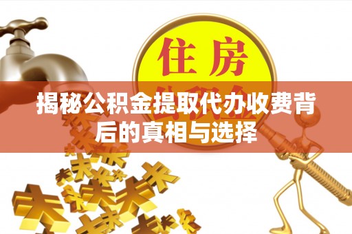 南湖揭秘公积金提取代办收费背后的真相与选择