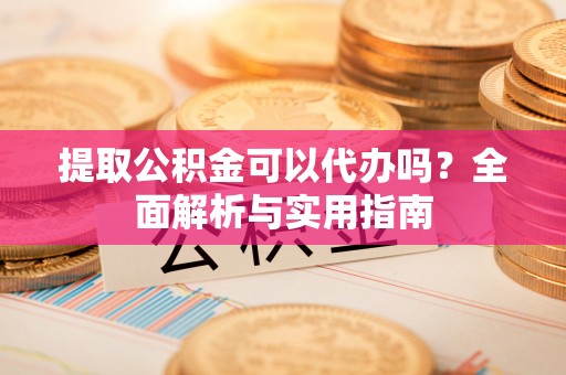 南湖提取公积金可以代办吗？全面解析与实用指南