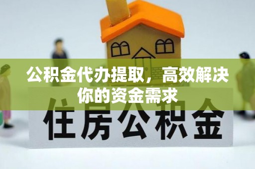南湖公积金代办提取，高效解决你的资金需求