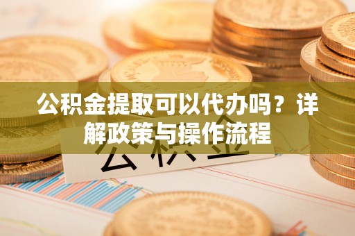 南湖公积金提取可以代办吗？详解政策与操作流程