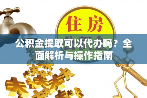 南湖公积金提取可以代办吗？全面解析与操作指南