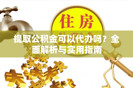 南湖提取公积金可以代办吗？全面解析与实用指南